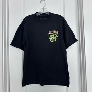 Imagine Dragons Black Tour T-Shirt NWOT